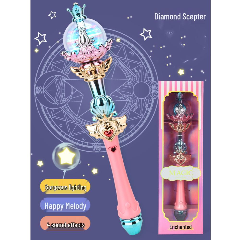 Light-Up Fairy Wand for Girls Aged 3-6: Perfect Christmas or Birthday Gift for Little Princesses