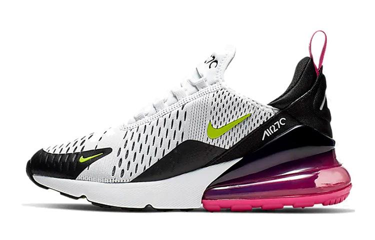 

Nike Air Max 270 White Black Laser Fuchsia Volt GS 943345-102 38