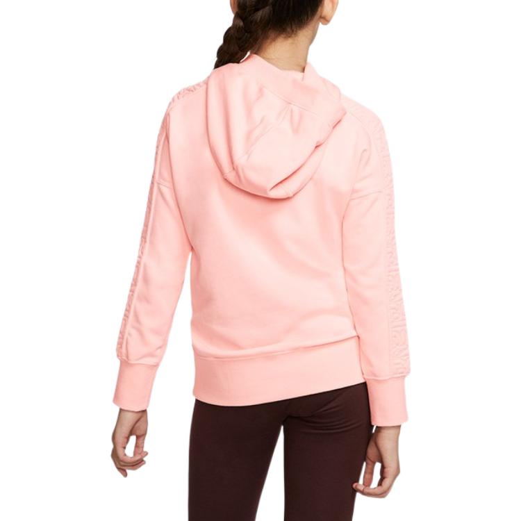 Nike Hoodie Letter Logo Print Hooded Kids hoodies Pink BV2709-682