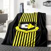 São Bernardo FC Print Flannel Blanket High Quality Warm Comfortable Cover for All Seasons Perfect for Gifts Home Decor