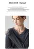 Lekasha Women's Cashmere Knitted Lace Sweater with Loose Elegant Collar