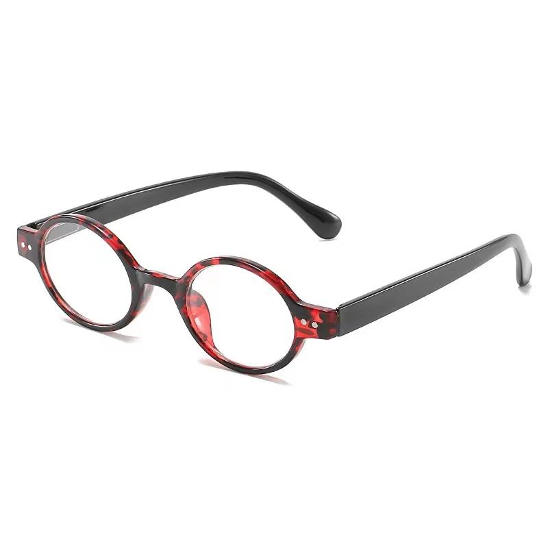 Spring Hinge Round Reading Glasses Women Men Diopter Magnifier Presbyopic Glasse Farsightedness Black Loupe magnifier