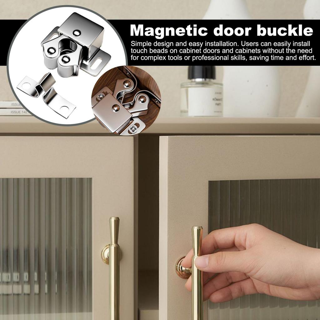 Magnetic Cabinet Latch Powerful Magnets For Cabinet Doors Heavy Duty Magnetic Closure Hardware Door Catch Magnetic Door Buckle