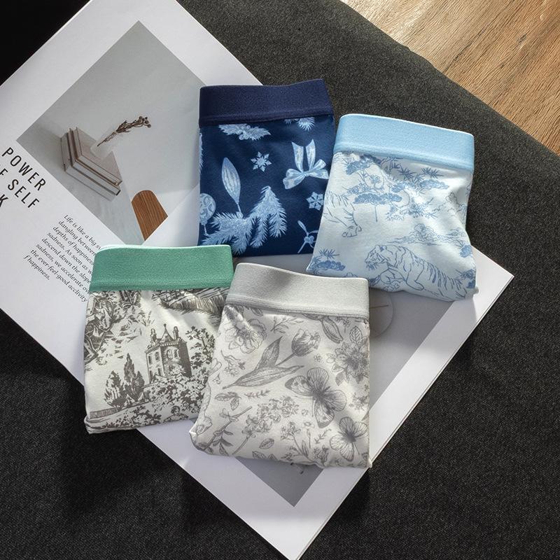 Top-Selling Men's Mulberry Silk & Cotton Boxer Briefs - Breathable, Soft, Comfortable, Antibacterial