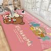 Kawaii Rilakkuma Bear Bathroom Mat Anti-slip Absorb Water Long Strip Cushion Bedroon Mat Welcome Doormat