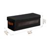 Disc Storage Case Large Stackable Dustproof Box With Visible Window DVD Holders Storage Cases For Towels Toys Clothing Books