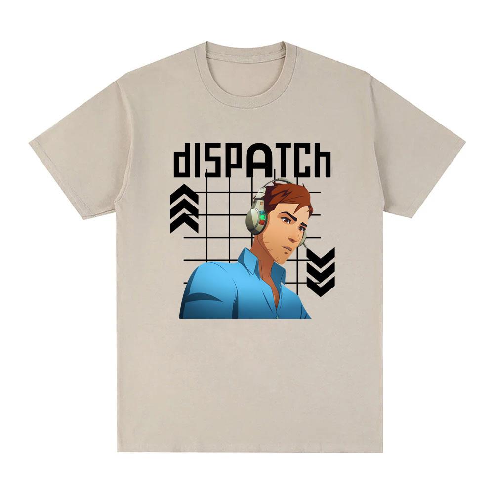 Dispatch Game Manga Style Game Logo Collage Funny Graphic Print Tee Men Women Cotton Comfortable High Quality Soft Oversized Top