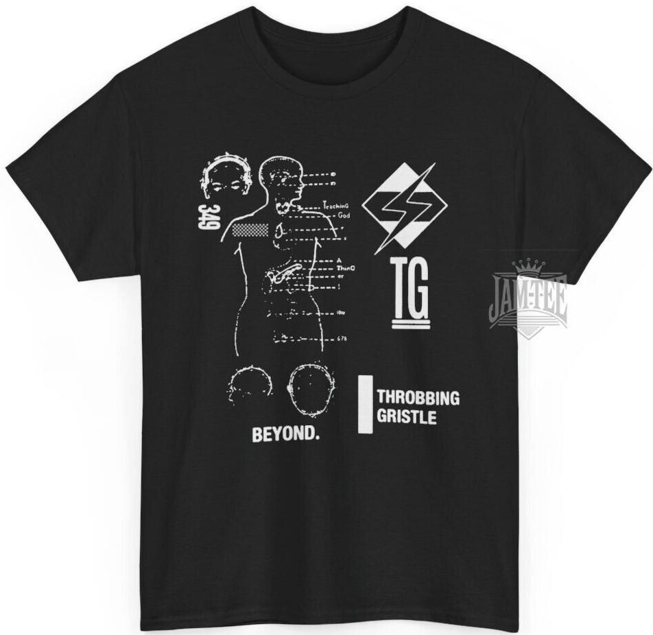 

Throbbing Gristle T-shirt, Psychic TV, Coil, Current 93,Death in June Unisex Tee L