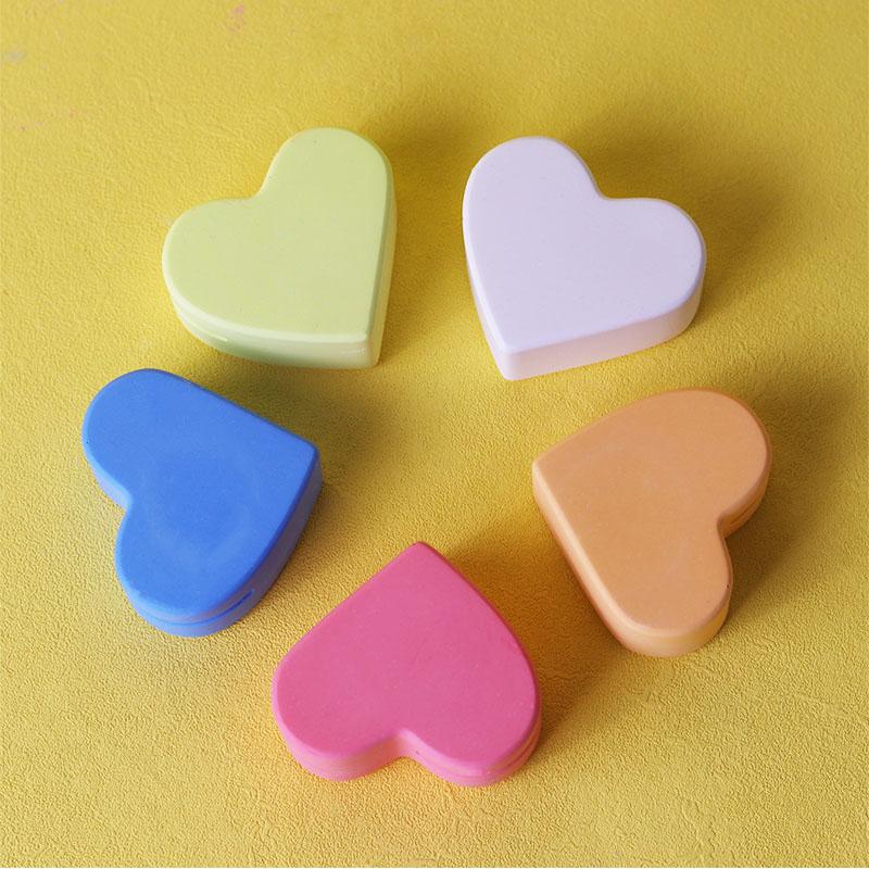 Creative Card Holder Silicone Mold DIY Heart Card Clip Making Plaster Epoxy Resin Concrete Casting Molds Office Desktop Decor