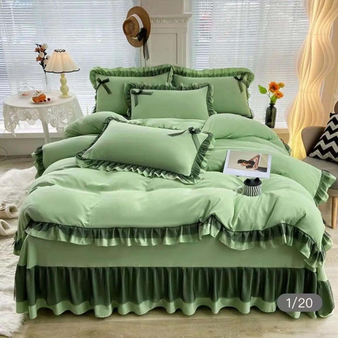 

4 шт., комплект одеял для парной кровати, простыня, покрывало, королевский размер, пододеяльники, постельное белье, одеяло, постельное белье с наволочками, роскошный розовый