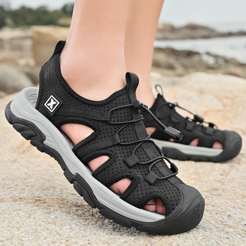 Summer Men's Sandals Casual Breathable Beach Slippers Light Non-slip Hiking Shoes Outdoor Quick Dry Wading Shoes Men Sneakers
