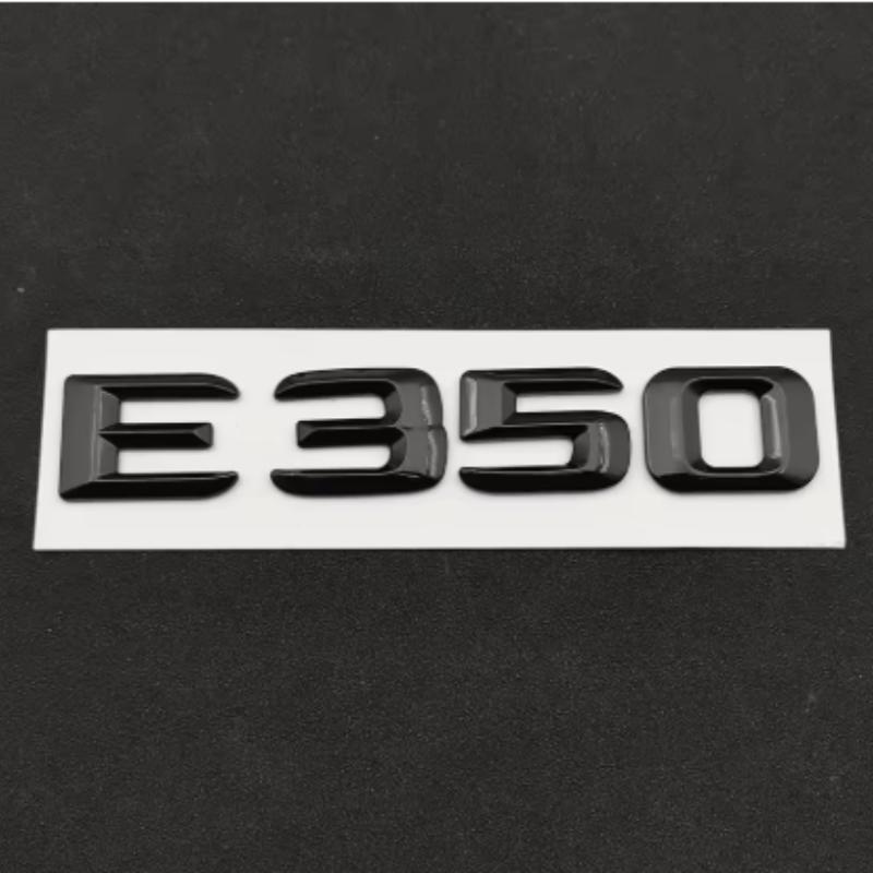 3D ABS Chrome Logo E350 Emblem 4matic Letters CDI Sticker Car Trunk Badge For Mercedes Benz E350 W213 W212 Accessories AU1