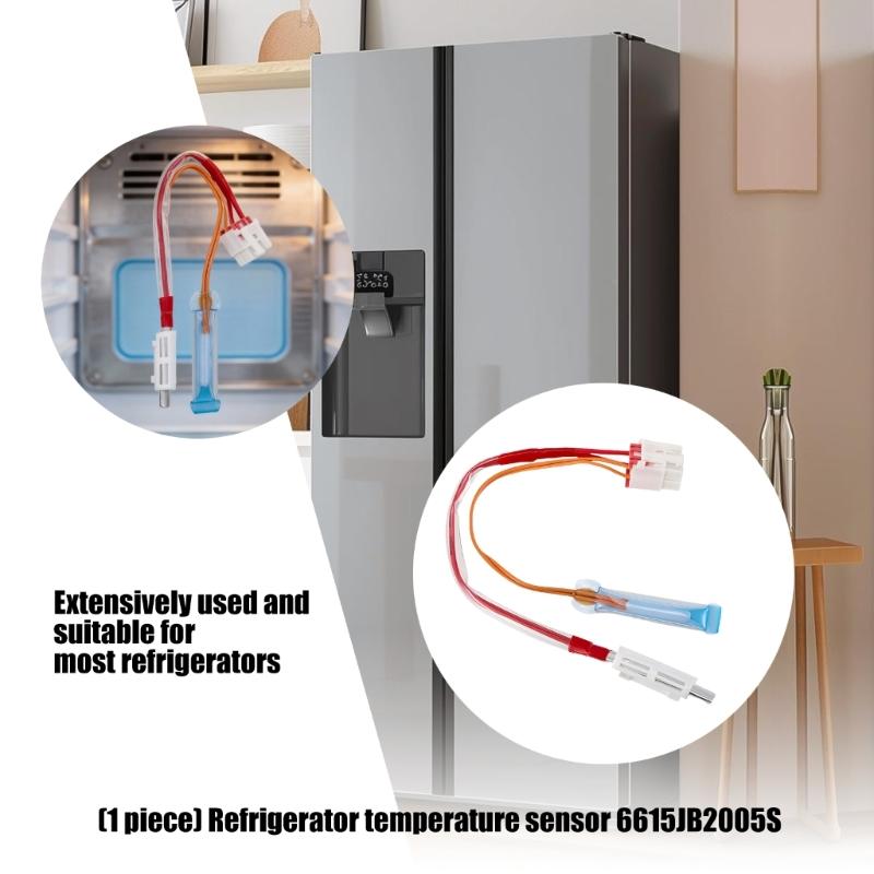Einfache Installation Kühlschrank Temperatursensor Haushaltsgeräteteil für einfache Einrichtung und genaue Temperaturregelung