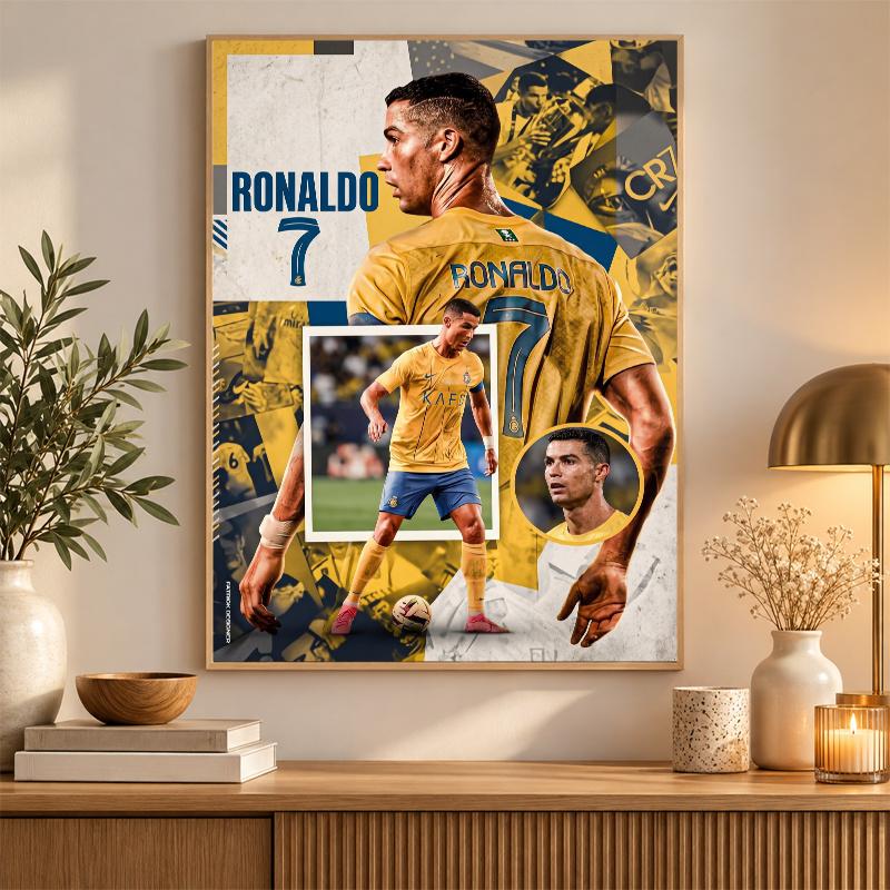 Cristiano Ronaldo Diamond Painting Kit 5D Full Drill DIY Diamond Mosaic Wall Art Home Decor