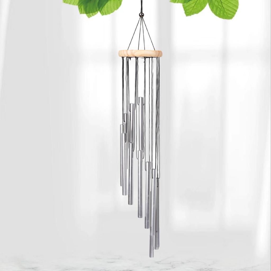 Japanese Beech Wood 7-Color Wind Chime for Indoor/Outdoor Decoration