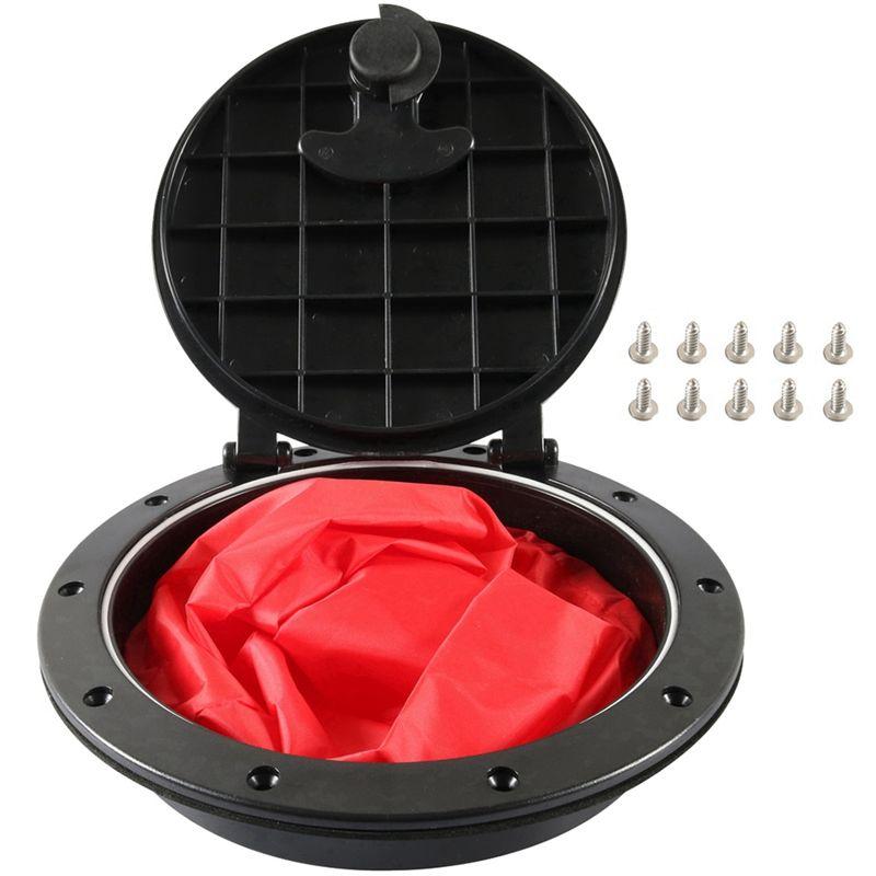 Authentic For Kayak Boat Fishing Rig, Black Exterior Equipment Platform Boat Kayak Accessory pection Port Black Red