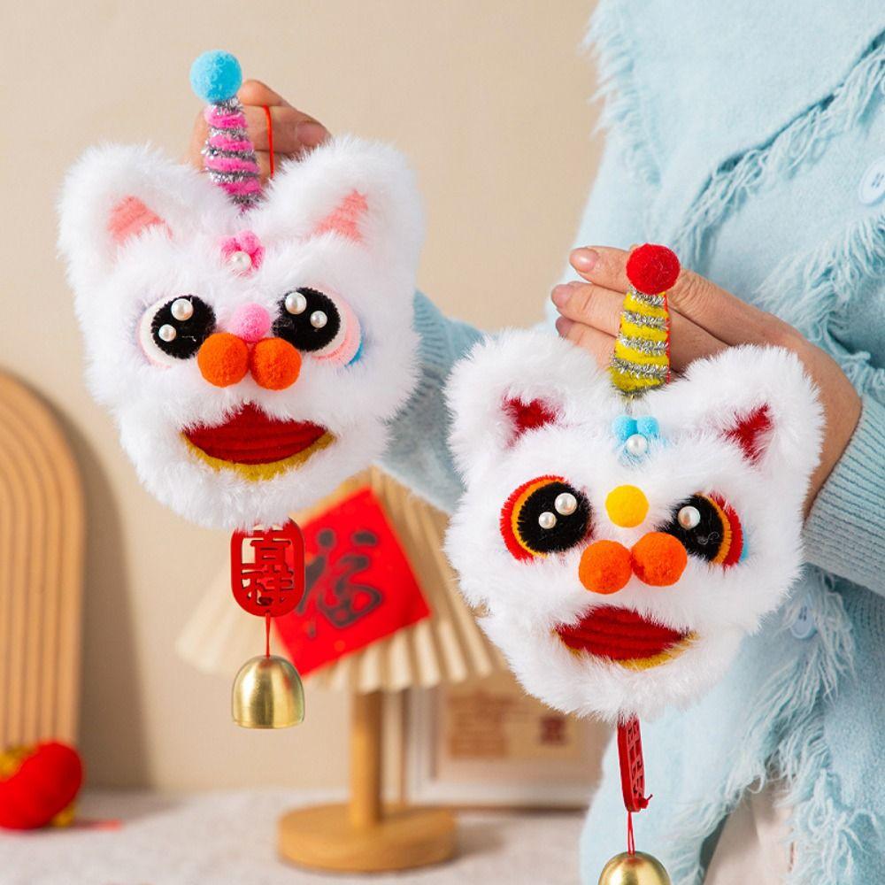 Material Package Handmade Plush New Year Craft Chinese Zodiac Snake Decor  Children Gift
