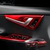 7PCS For KIA EV6 -2026 LHD/RHD Auto Interior Accessories Interior Mouldings Inner Door Panel Handle Cover Trim ABS Material