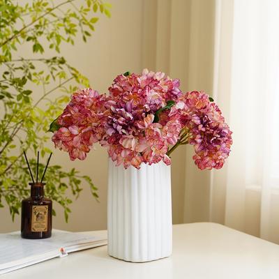 Artificial Hydrangea Bouquet Simulation Silk Flowers For Home Wedding Office Party Garden Cafe
