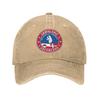 Badge Of Greenland  Washed Baseball Cap  Vintage Sun Trucker Hat Summer Men Women Outdoor Sports Snapback Cap