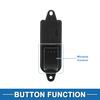 Power Window Switch No.GP9G66380 Rear Right Passenger Side Window Control Switch for Mazda 6 2006-2008 Black