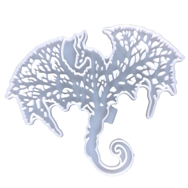 

Diy Crystal Drop Glue Aromatherapy Gypsum Abrasive Three-dimensional Tree Pterosaur Ornaments Pendant Silicone Mold 1 чистий