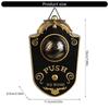 Animated Talking Eyeball Doorbell Waterproof PVC Materials Halloween Decoration With Light Effects For Porch