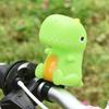 Cartoon Bike Bell Cute Squeeze Bicycle Horn Loud Clear Easy Installation On 0.87" Handlebars Bicycle Bell Lightweight Plastic Silicone Stretchable