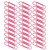 3 Boxes Paper Clip Small Portable  Red Shaped Cute Pin for File Classification