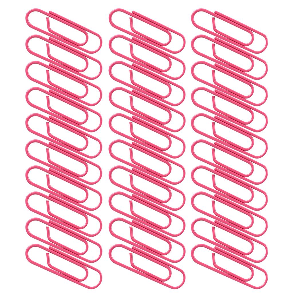 3 Boxes Paper Clip Small Portable  Red Shaped Cute Pin for File Classification