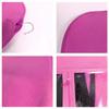 Wig Hanging Bag Transparent Zipper Closure with Hanging Hook Dustproof Portable Wig Hanger Hair Extension Holder