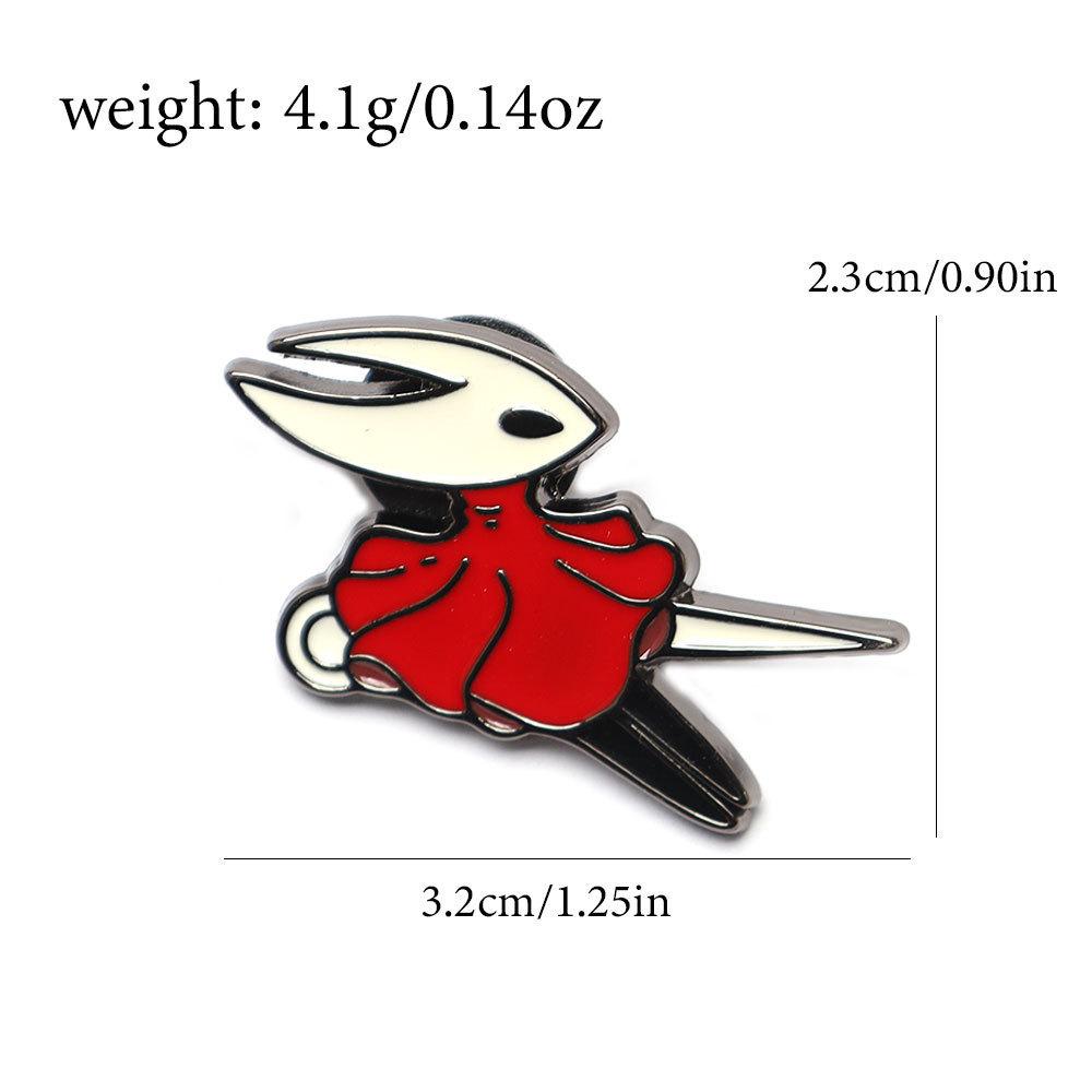 

Кулон-брелок Hollow Knight - Дизайн главного героя Individual OPP bag packaging