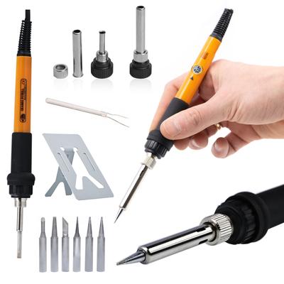 Rosfix Precision Soldering Iron Set with Potentiometer 10 In 1 OP60W PE2