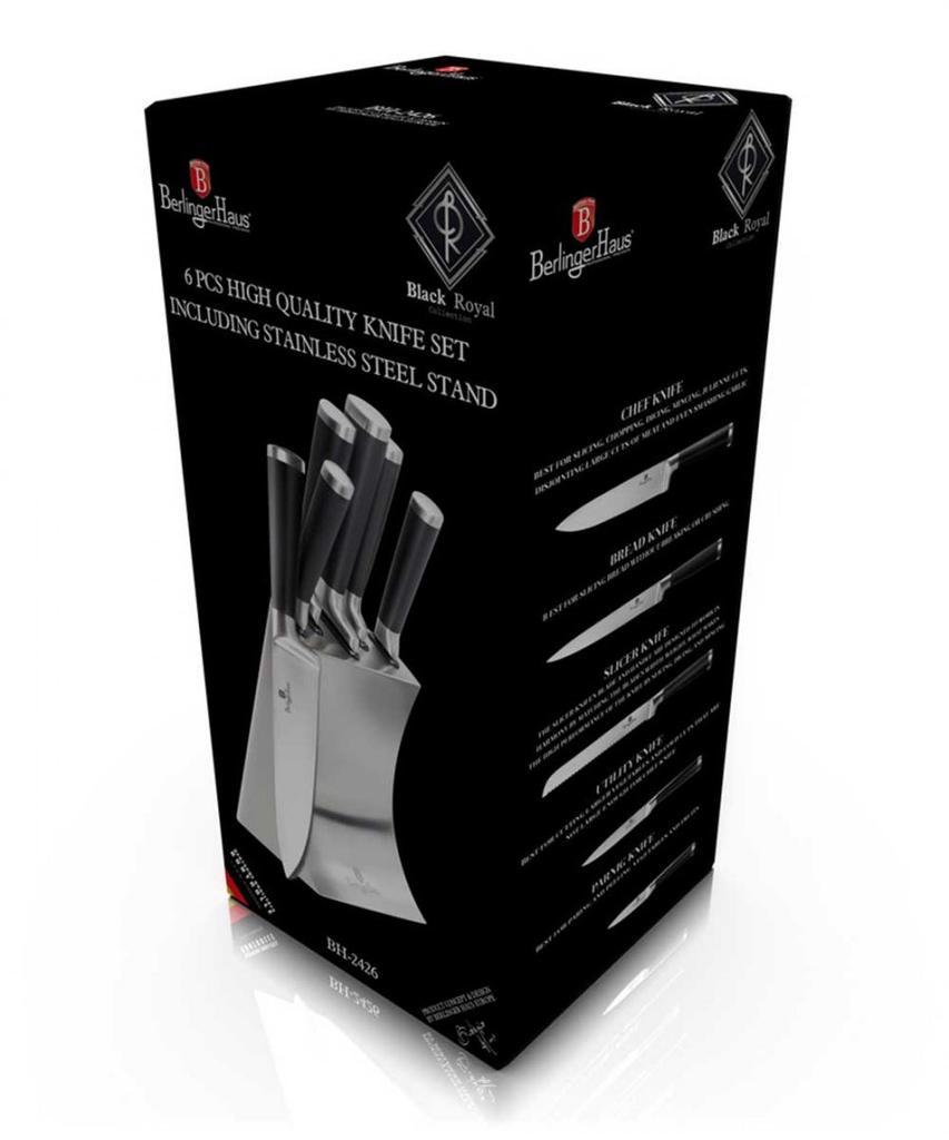 BERLINGER HAUS BH-2426 KNIFE SET IN STAND
