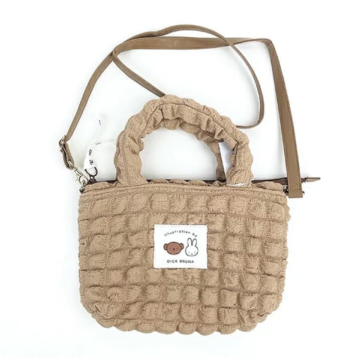 

Tote Shoulder Beige Good Friend Patch Miffy