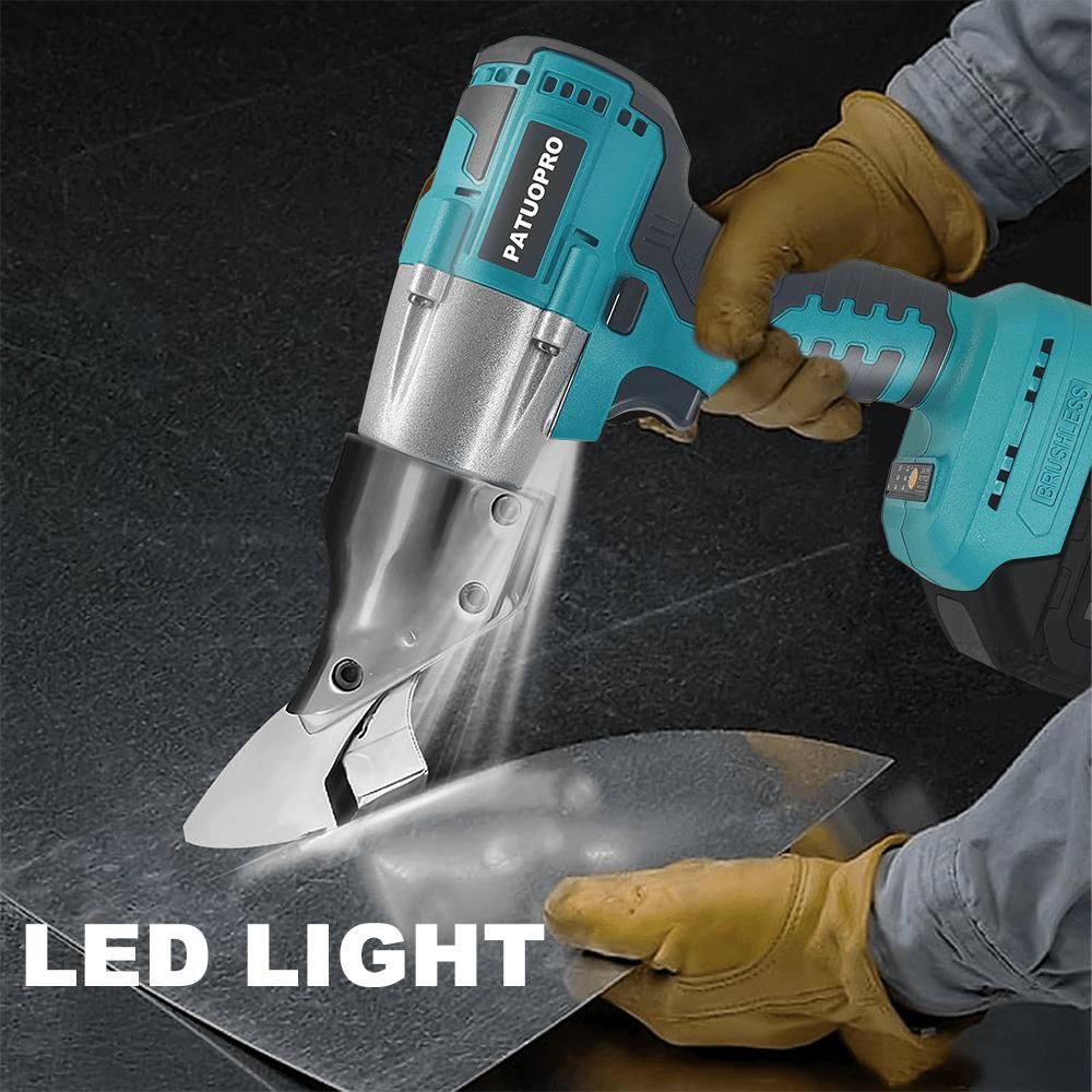 PATUOPRO 300N.m Cordless Electric Iron Scissor Brushless Metal Shear Rechargeable Cutting Power Tool For Makita 18V Battery
