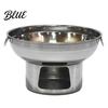 Sturdy Stainless Steel Hot Pot for All Stoves Induction Gas And Electric Stoves Detachable Durable Kitchenware Round Pot Multipurpose Cooking Indoor