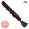 Synthetic Crochet Braids In Jumbo Braiding Hair 24 Inch 100g/pcs Pure Color In Hair Extensions