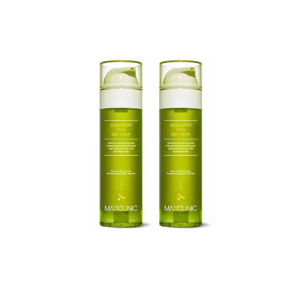MAXCLINIC Hyaluron Vita Oil Foam Cleanser 110g Deep Cleansing Brightening Facial Wash