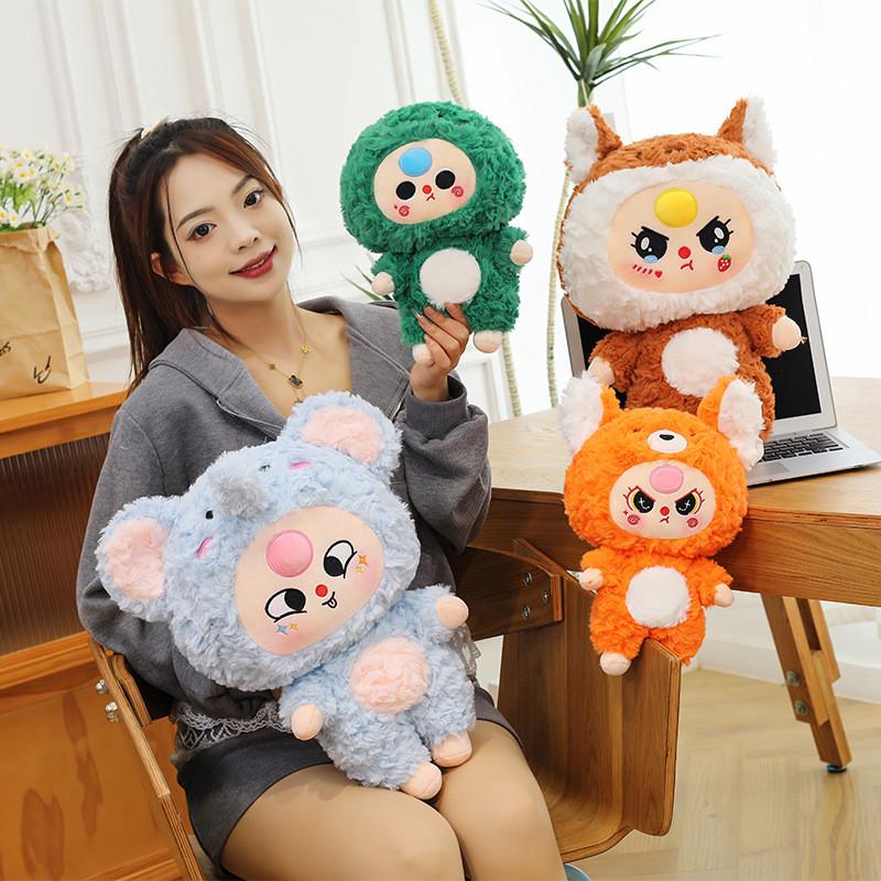 Three V3 Baby Cartoon Plush Toy With Soft Pp Cotton Filling For Bedroom Kids