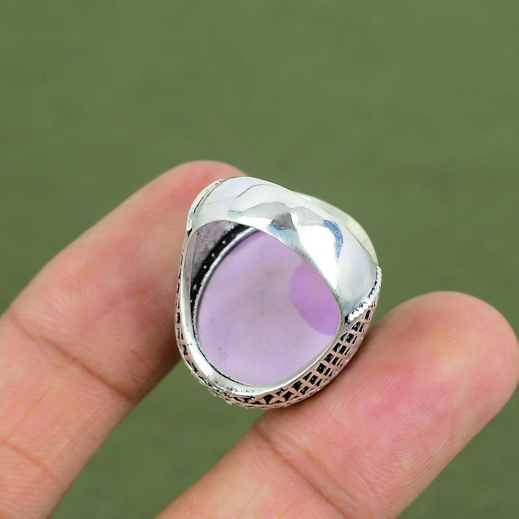 Phosphosiderite Ring 925 Sterling Silver Ring Handmade Jewelry Natural Gemstone Ring Silver Jewelry Gifts For Friend Available In Ring Size