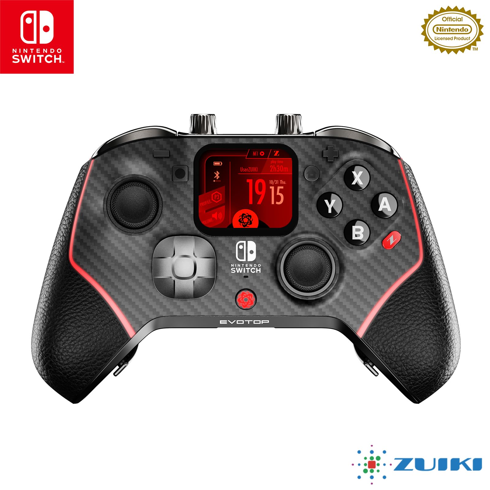 

Licensed ZUIKI Wireless Controller for Nintendo Touch Monitor EVOTOP [Nintendo Product] Switch/PC (Black) [Nintendo Switch] [nintendo_switch]