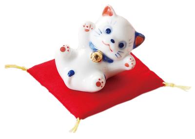Seto Togeisha Lucky Lucky Cat Lucky Sleep and Wait S950 (Porcelain)