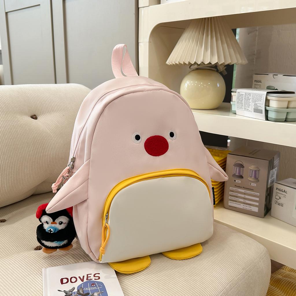 Schoolbag wholesale, kindergarten small schoolbag, cute chick, mini parent-child travel snack bag, INS cartoon children's backpack