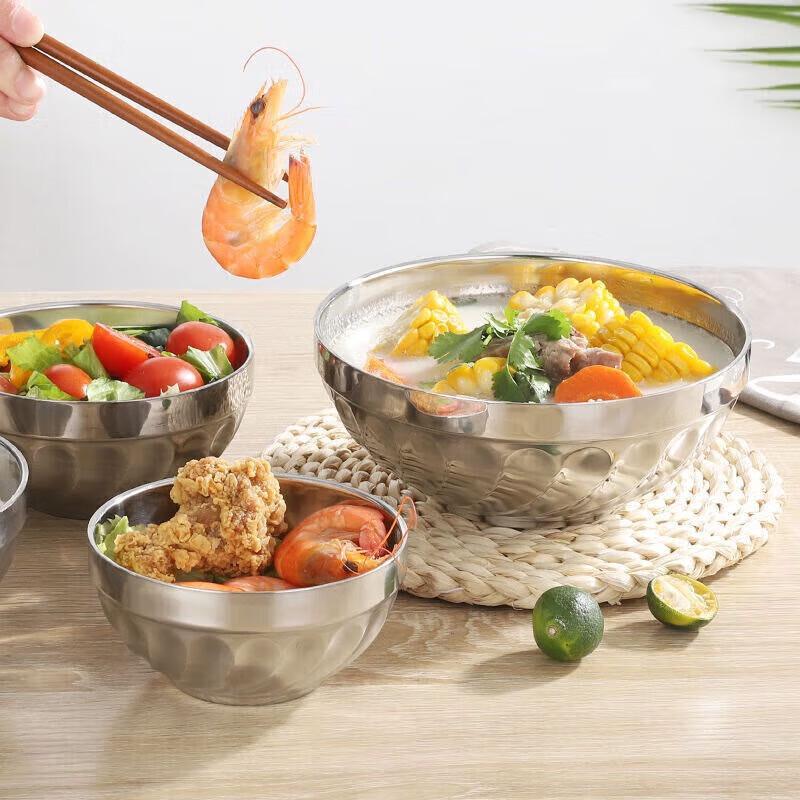 Zankang Double-Layer Stainless Steel Lily Bowl