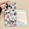 Case for iPhone 17 Pro Max 12 Mini 15 14 Plus 7 8 XR 16 11 13 Pro Air XS Max Soft Phone Cover Cartoon One Piece