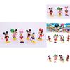 6pcs/set Disney Minnie Mouse Pvc Figurines For Cake Decoration And Children Gift