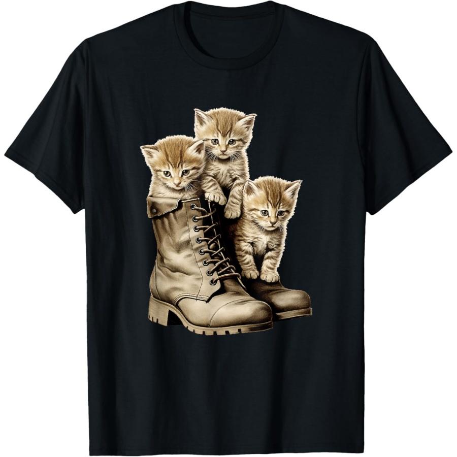 

Kittens And Combat Boots T-Shirt XXXXXL