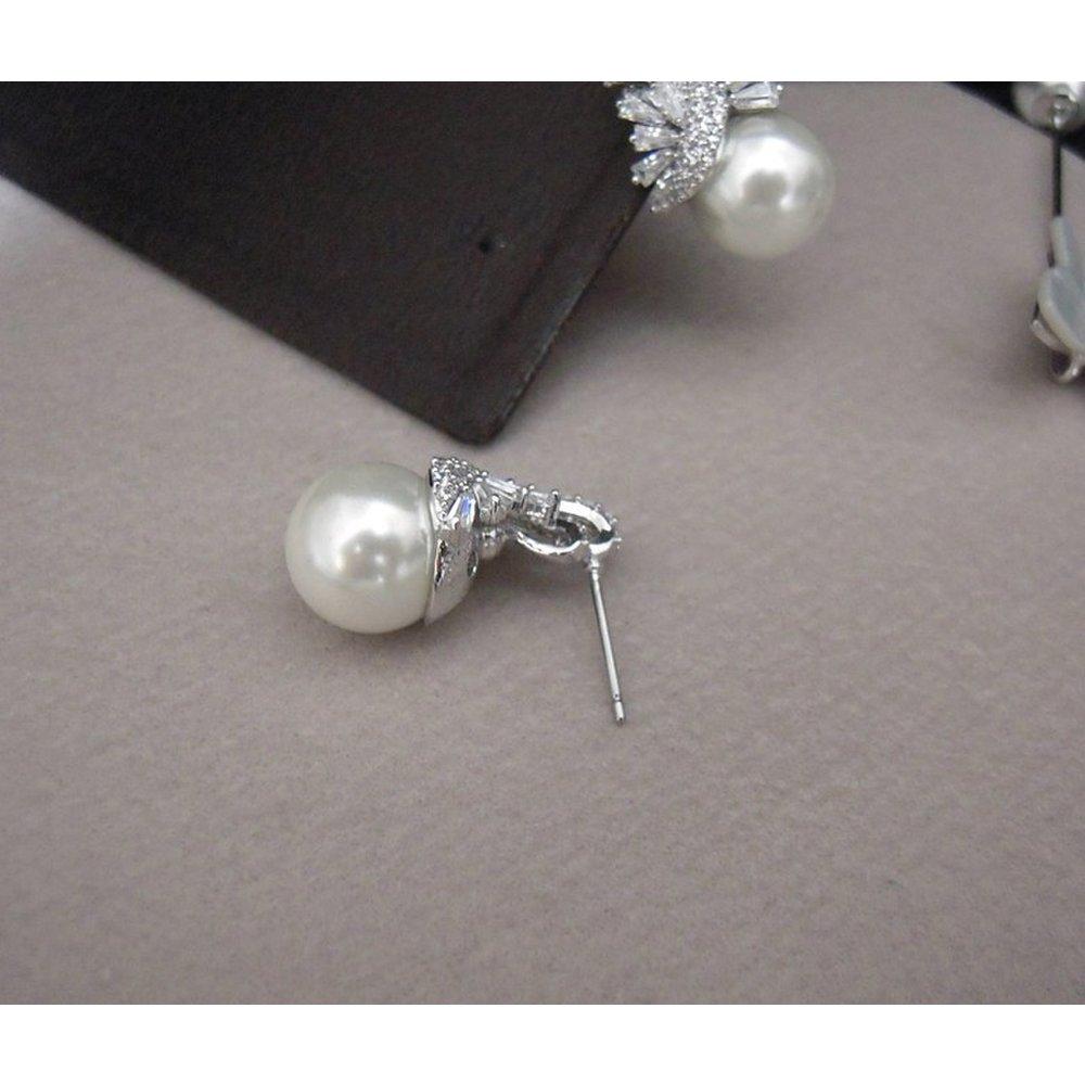 Pearl Set Sys 02 Pearl Earrings Necklace Ring Set Wedding Gift Hanbok
