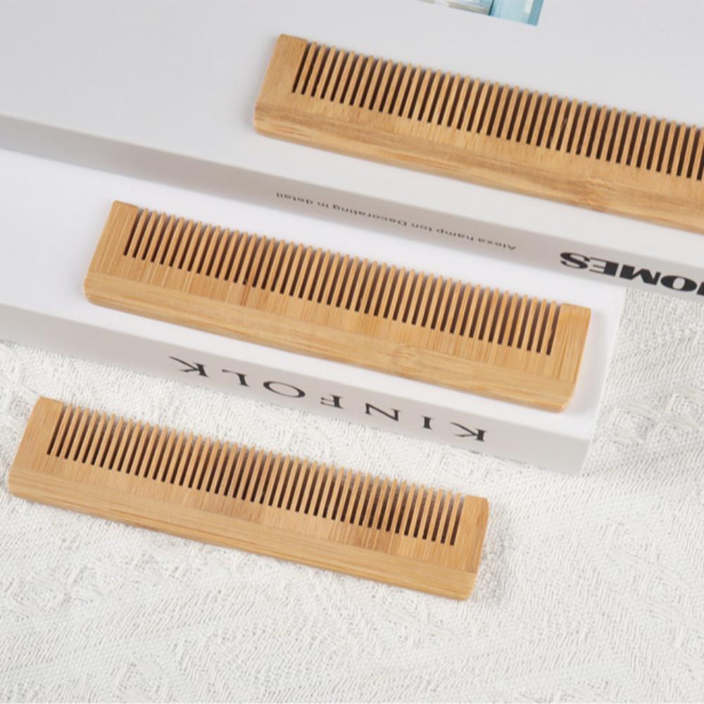 Portable Wooden Comb Hair Care Anti-static Hair Brushes Natural Massage Hair Combs
